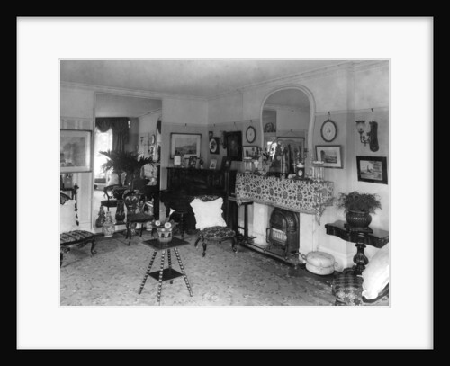 Edwardian living room by Anonymous