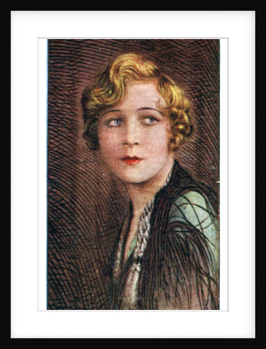 Anna Quirentia Nilsson (1888-1974), Swedish-born American actress by WD & HO Wills