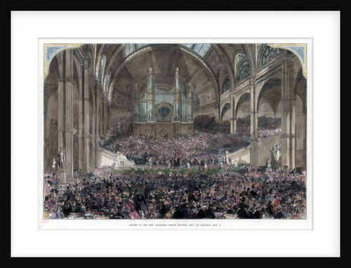 The opening of the new Alexandra Palace, Muswell Hill, 1st May 1875 by Anonymous