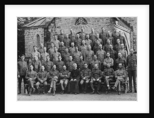 British troops outside the garrison church, Chakrata by Anonymous