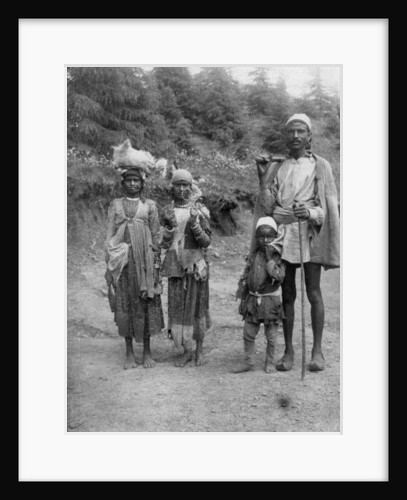 Hill tribe people, Chakrata by Anonymous