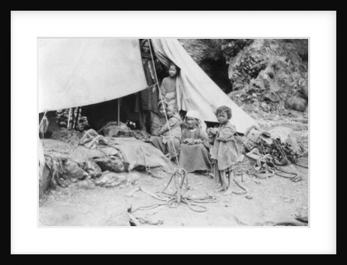 Hill tribe family, Chakrata by Anonymous