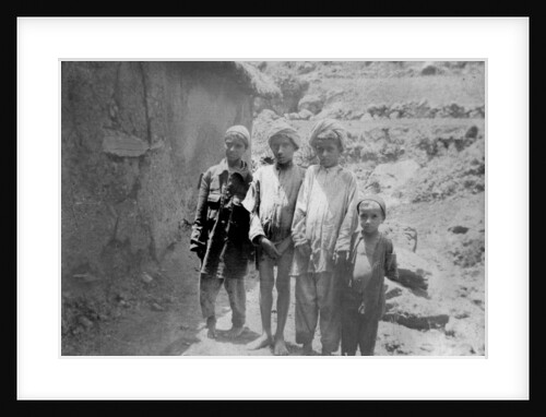 Hill tribe children, Chakrata by Anonymous