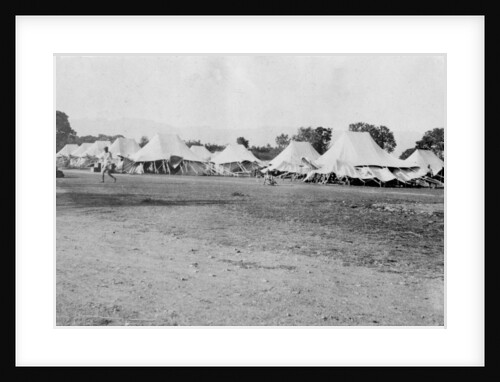 British army encampment, Dehra Dun, India by Anonymous