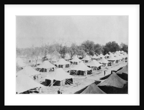 British army encampment, Howshera by Anonymous