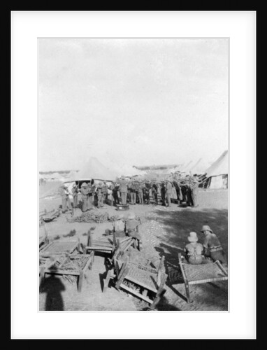 Army band practice, Howshera by Anonymous