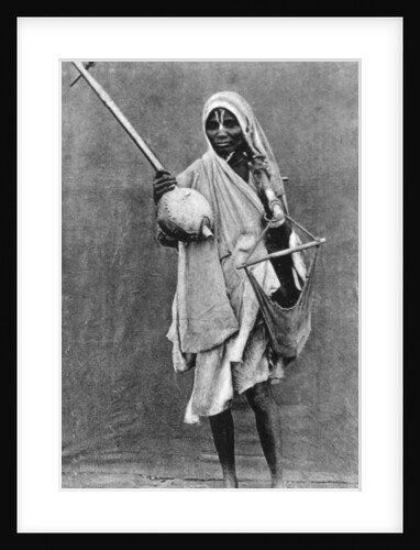 A begger, India by Anonymous