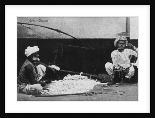 Cotton cleaners, India by Anonymous