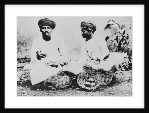 Hindu fruit sellers, India by Anonymous