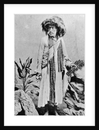 Hindu religious beggar, India by Anonymous