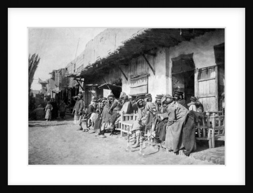 Arab café, Kazimain, Iraq by Anonymous