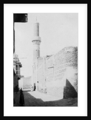 Backstreet and old mosque, Baghdad, Iraq by Anonymous