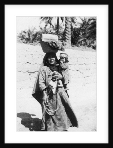 Arab woman and child by Anonymous