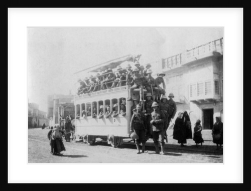 Soldiers from the East Surrey regiment in Kazimain, en route for Baghdad, Iraq by Anonymous