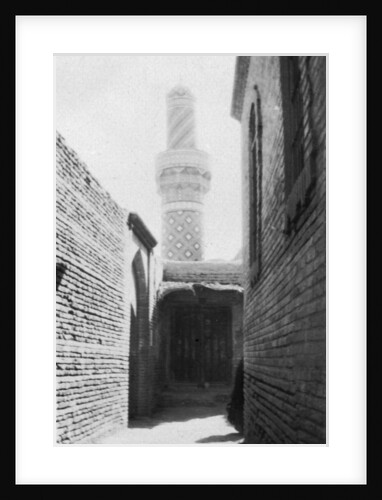 Backstreet and old mosque, Baghdad, Iraq by Anonymous