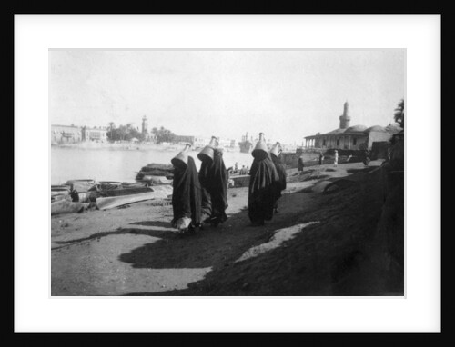 Women water carriers, Tigris River, Baghdad, Iraq by Anonymous