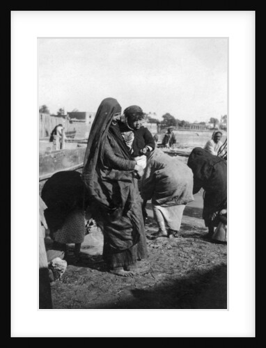 Women collecting water at on the Tigris River, Baghdad, Iraq by Anonymous