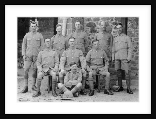 Soldiers from the 5th East Surrey regiment, Chakrata, India by Anonymous