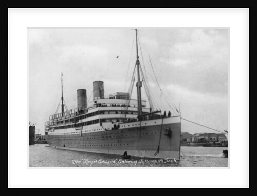 The 'Royal Edward' entering Avonmouth dock by Anonymous