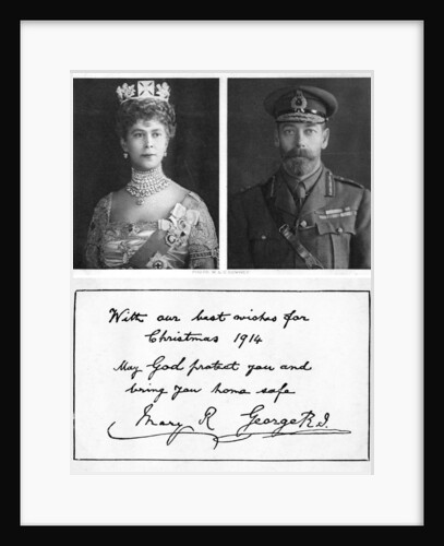 Royal christmas greeting card to the British troops by Anonymous