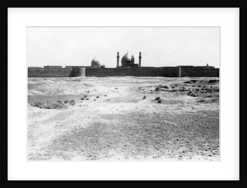 Golden dome and minarets of the Samarra mosque, Mesopotamia by Anonymous