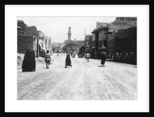 A street in Baghdad, Mesopotamia, WWI by Anonymous