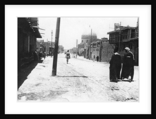 New Street, Baghdad, Mesopotamia, WWI by Anonymous