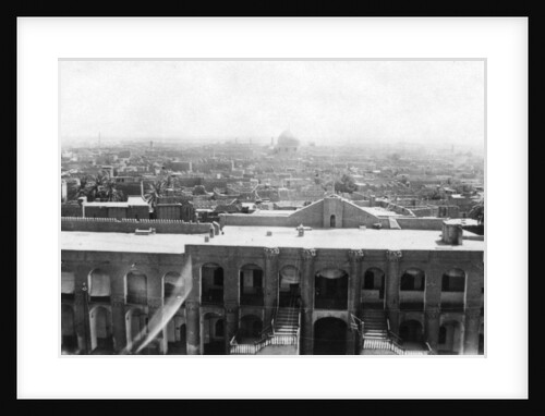 View of Baghdad from a block tower, 31st British general hospital, Mesopotamia, WWI by Anonymous