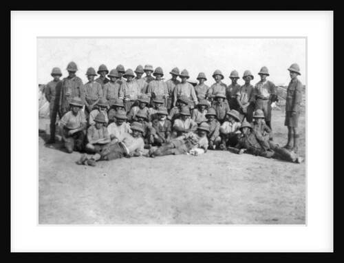 British army C group detachment, Mesopotamia, WWI by Anonymous