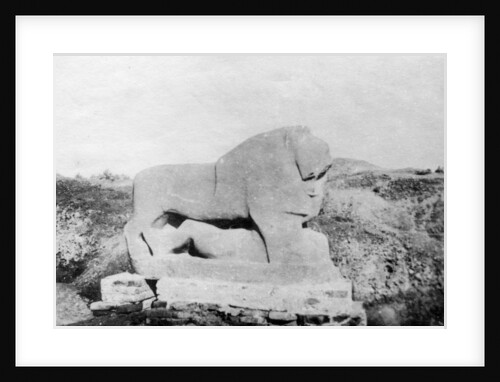 Lion of Babylon statue, Babylon, Babil, Mesopotamia by Anonymous