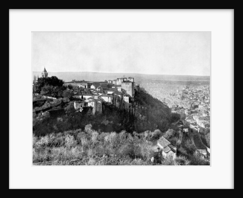 View of the Alhambra, Granada, Spain by John L Stoddard