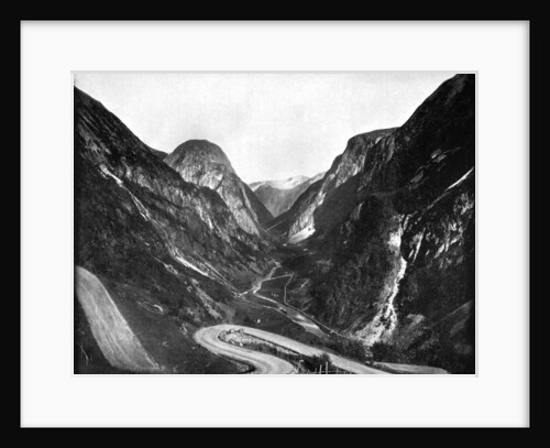 Naerodal Pass, Norway by John L Stoddard