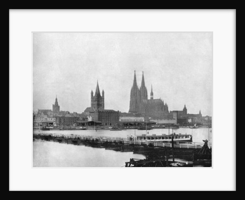 The Rhine at Cologne, Germany by John L Stoddard