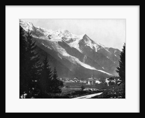 Mont Blanc from Switzerland by John L Stoddard
