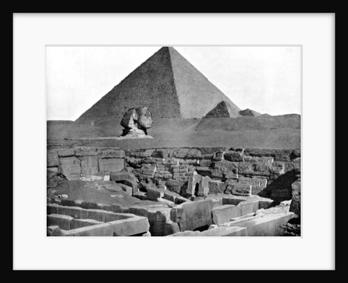 The Pyramids and Sphinx, Egypt by John L Stoddard