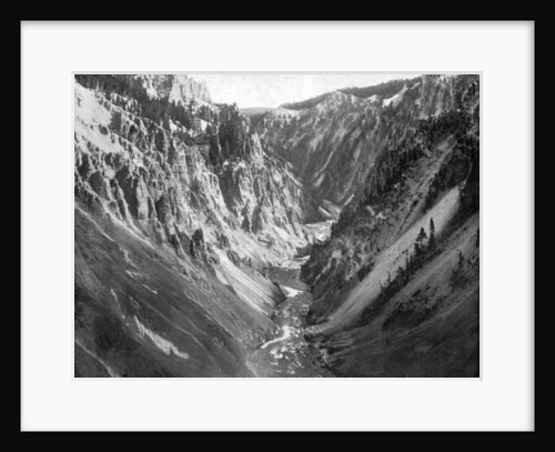 The Grand Canyon, Yellowstone National Park, USA by John L Stoddard