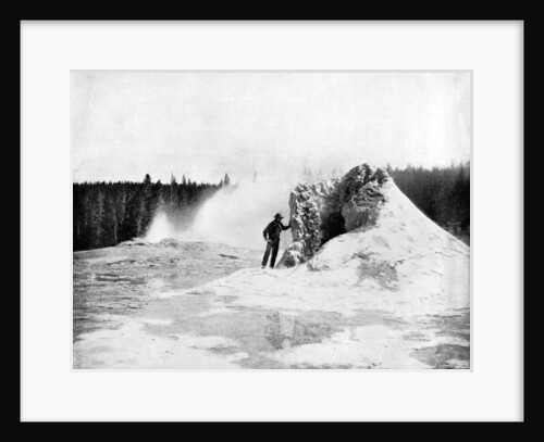 Crater of the Giant Geyser, Yellowstone National Park, USA by John L Stoddard