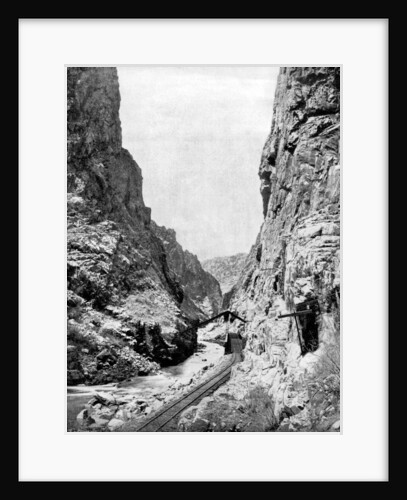 Royal Gorge, Colorado, USA by John L Stoddard