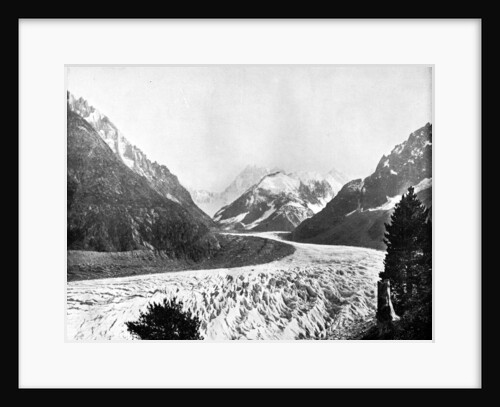 The Mer De Glace, Switzerland by John L Stoddard