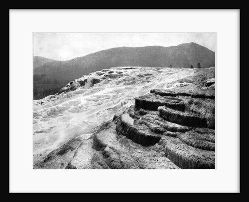 Mammoth Hot Springs, Yellowstone National Park, USA by John L Stoddard