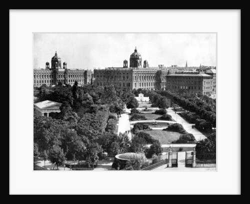 Volksgarten and Theseum, Vienna, Austria by John L Stoddard