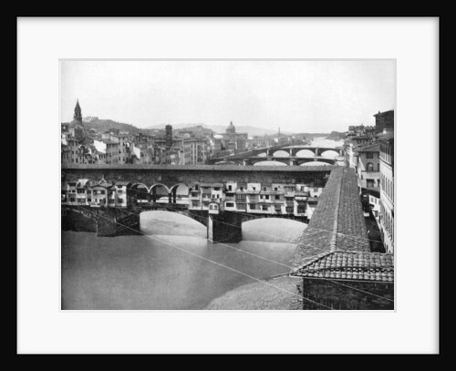 The Ponte Vecchio, Florence, Italy by John L Stoddard