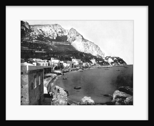 The Marina, Capri, Italy by John L Stoddard
