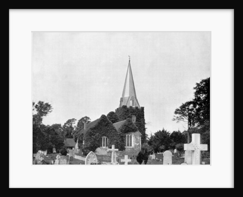 Churchyard of Stoke-Pogis, England by John L Stoddard