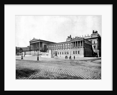 Houses of Parliament, Vienna by John L Stoddard