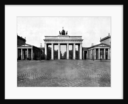 Brandenburg Gate, Berlin by John L Stoddard