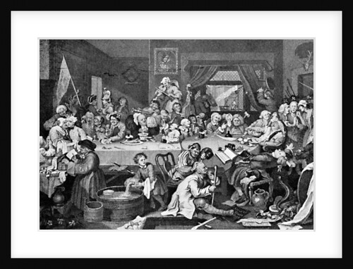 An election entertainment by William Hogarth