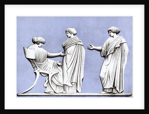 'Penelope and Maidens', Wedgwood plaque by Anonymous