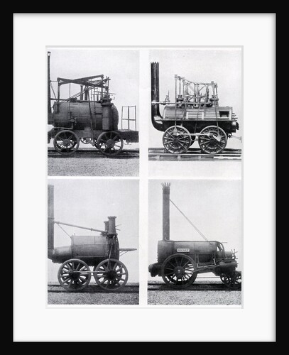 Early locomotives by Anonymous