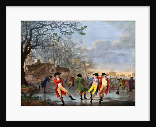 Winter Amusement: A View in Hyde Park from the Moated House by Tookey